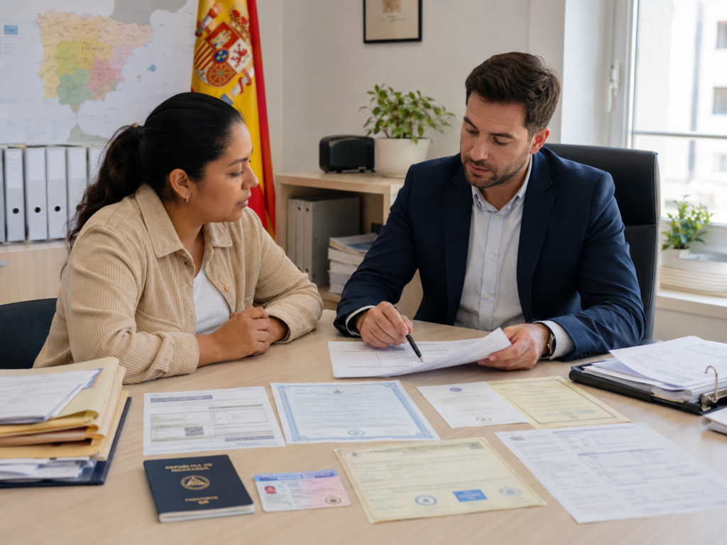 Nicaragüenses en España